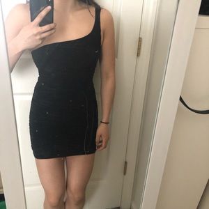 One shoulder dress (petite)